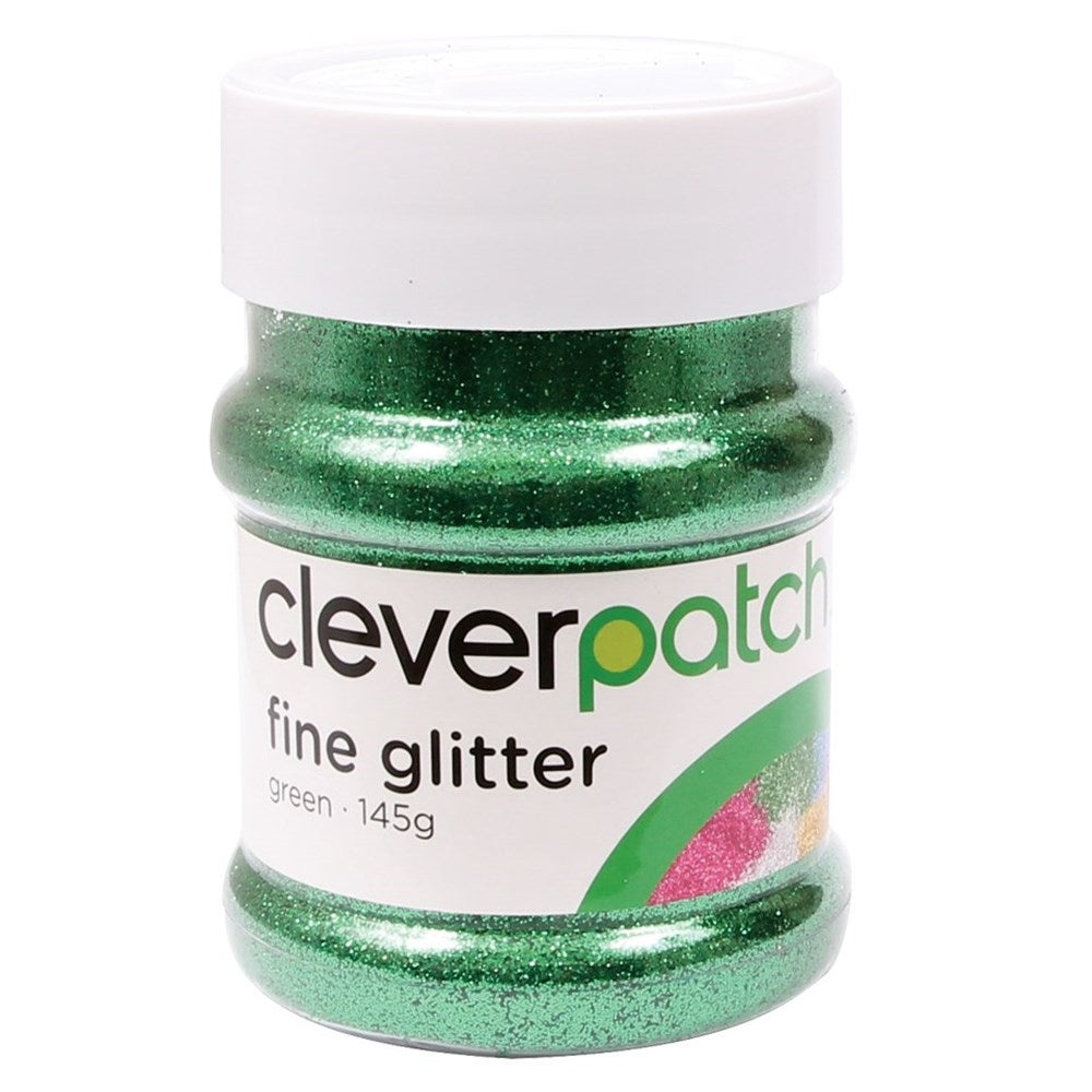 CleverPatch Fine Glitter - Green - 145g Shaker Tub