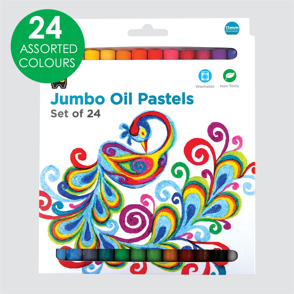 EC Jumbo Oil Pastels - Pack of 24