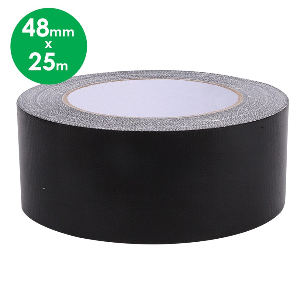 Cloth Tape - Black - 48mm x 25m
