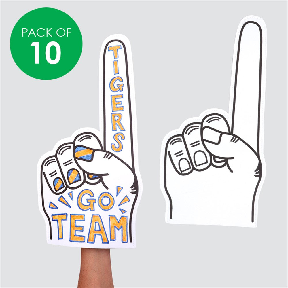 Giant Foam Hands - Pack of 10
