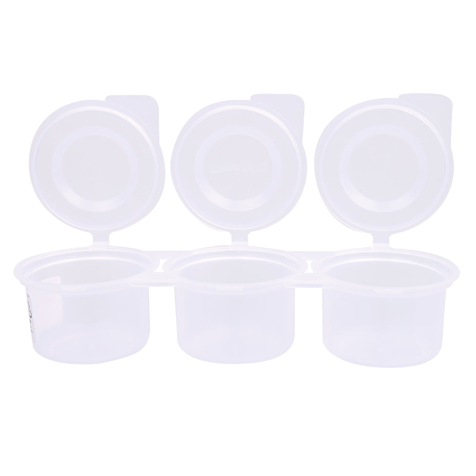 Plastic Mixing Pots - Large - 3 Well