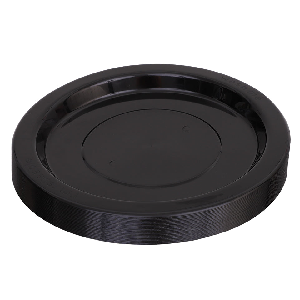 Reusable Plastic Plates - Black - Pack of 20