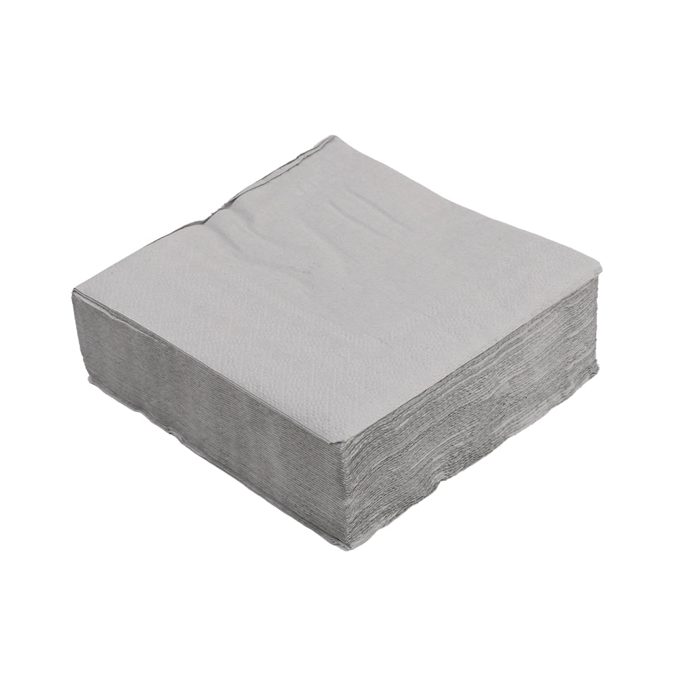 Paper Napkins - Silver - Pack of 50