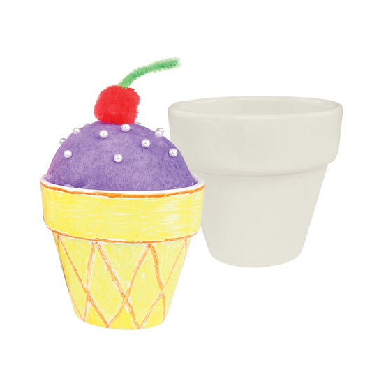 Porcelain Flowerpot - Each