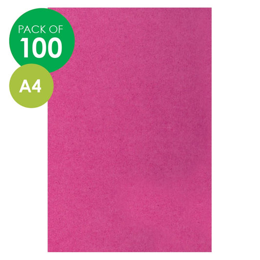CleverPatch Cardboard - Pink - A4 - Pack of 100