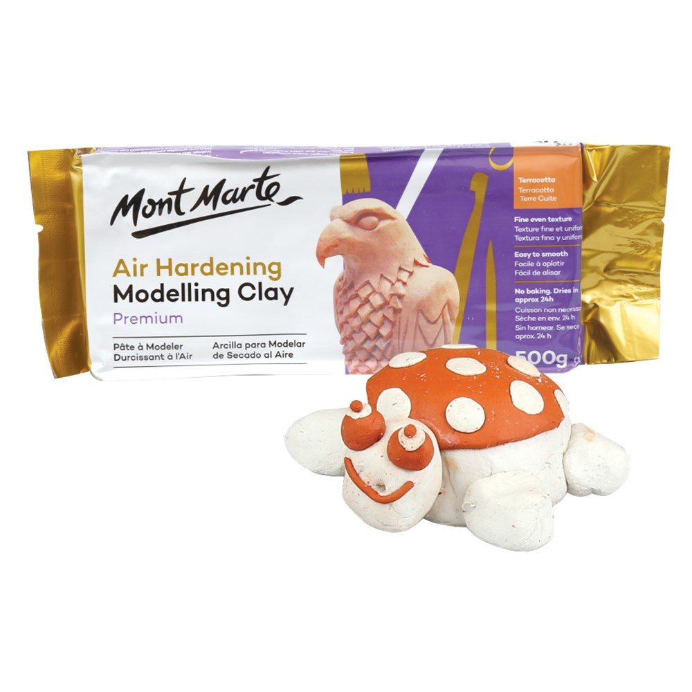 Mont Marte Modelling Clay - Terracotta - 500g Pack