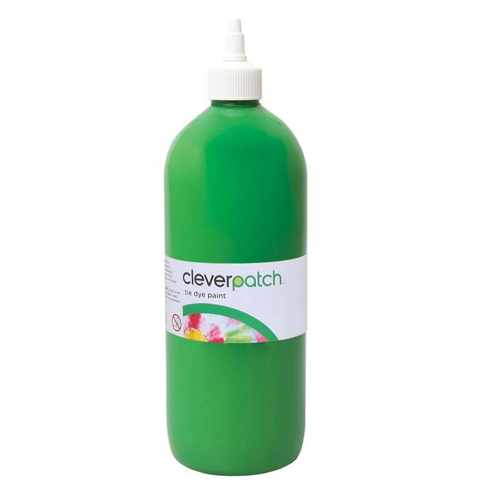CleverPatch Tie Dye Paint - Bright Green - 1L