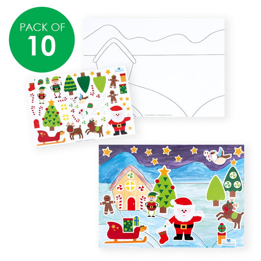 Sticker Scenes - Christmas - Pack of 10