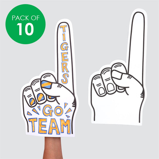 Giant Foam Hands - Pack of 10
