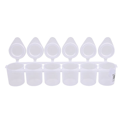 Plastic Mixing Pots - Small - 6 Well