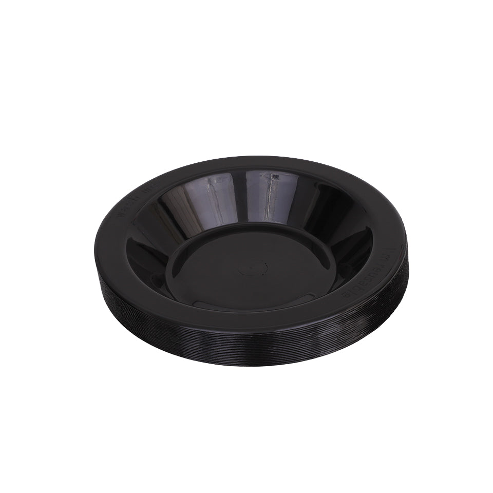 Reusable Plastic Bowls - Black - Pack of 20