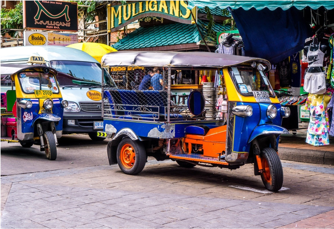 Wooden Puzzle - Thai Tuk Tuk - 12 Pieces