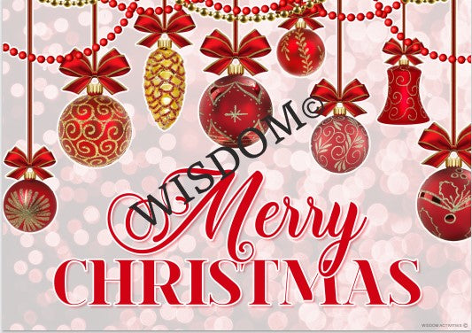 Merry Christmas Poster - A3 - Each